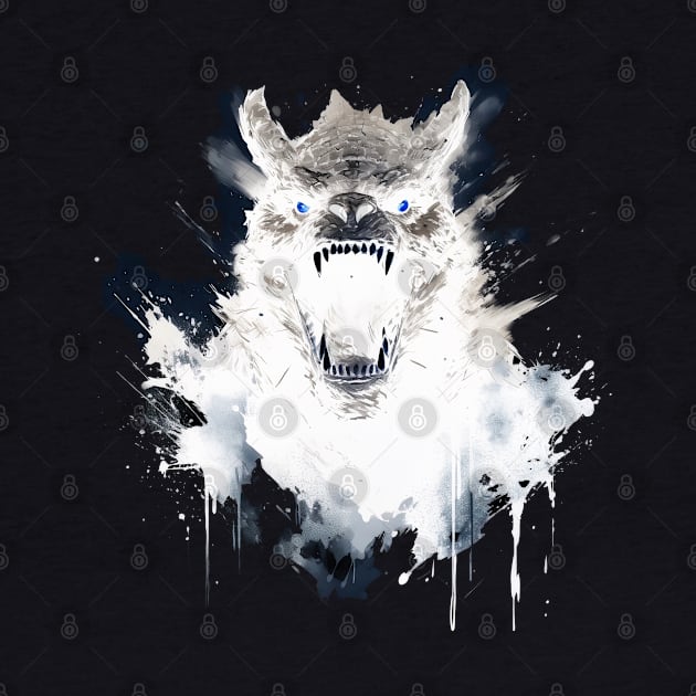 Godzilla Inkblot by pandas doing stuff